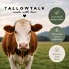 TallowTalk Brightening Tallow Balm, Turmeric and Sea Buckthorn, Orange Scent, Grass-Fed Beef Tallow, Balm view 3