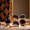 2Pcs Brown Women Soft Sponge Foam Hair,Clip Hair Comb Braid Tool Styling Accessories,Base Inserts Bump Up Hair Pads Styling Stick Bun Maker Braid Tool Barrettes view 3