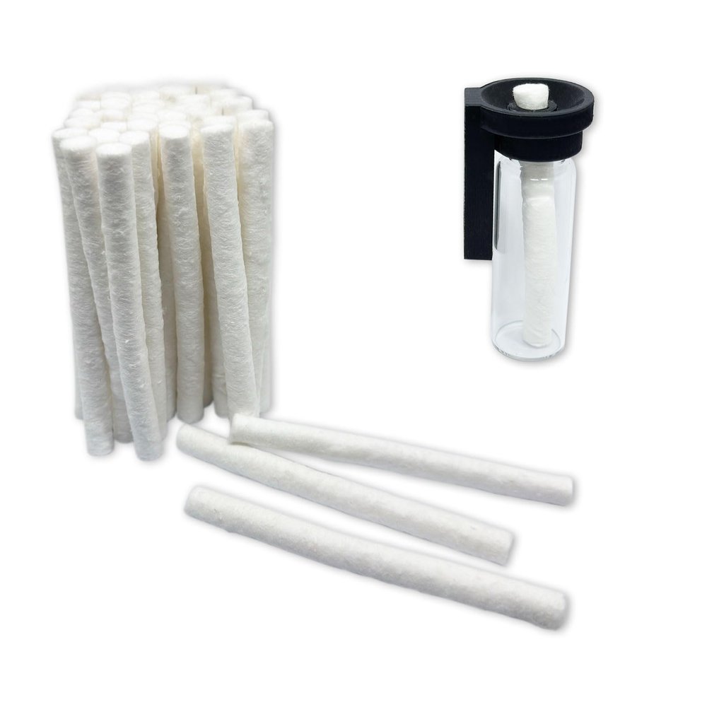 Daerky Jumping Spider Water Fountain Replacement Cotton roll, Absorbent Cotton Swab,Length 10 cm (30)