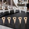 10 Pack Hair Parting Rings, Metal Finger Hair Sectioning Tools, Stainless Steel Hairline Separator Rings for Braiding Weaving Curling Extensions Cosplay, Gold Silver view 3