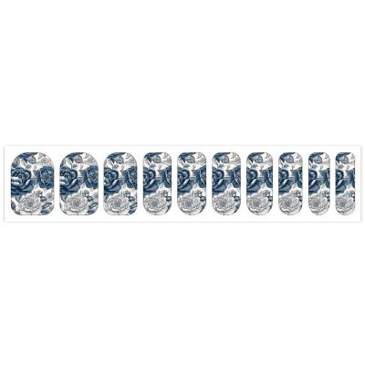 100 Pcs White Rose Petals Nail Stickers for Women - 10 Sheets Waterproof Full Cover Nail Wraps Self-Adhesive Decals for Press on Nails Long Lasting, Easy DIY Manicure Gift