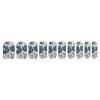 100 Pcs White Rose Petals Nail Stickers for Women - 10 Sheets Waterproof Full Cover Nail Wraps Self-Adhesive Decals for Press on Nails Long Lasting, Easy DIY Manicure Gift view 1