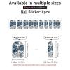100 Pcs White Rose Petals Nail Stickers for Women - 10 Sheets Waterproof Full Cover Nail Wraps Self-Adhesive Decals for Press on Nails Long Lasting, Easy DIY Manicure Gift view 3