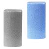 Hemobllo 2pcs Foot Pumice Stone and Foot File Callus Remover Set 10x5x3.5cm Exfoliator for Dead Skin Removal and Heel Treatment in Blue and Gray view 1