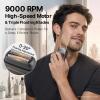 PRITECH Mini Foil Shaver for Men, Cordless Electric Razor USB-C Fast Charge view 2