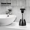 RiToEasysports Aluminum Razor Stand, Quick Dry Shaver Holder for Men, Manual Beard Grooming Accessory for Bathroom Sink Counter Organization view 2