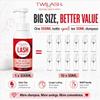 TWILASH Lash Shampoo 500ml / 17 fl oz, Gentle Foaming Eyelash Cleanser for Lash Extensions & Natural Lashes, Rich Foam Lash Wash for Daily Lash Care, Salon & Home Use, Rose view 3