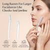 Gjinxi 10pcs Dermaplane Razor for Women Face, Eyebrow Razors Dermaplaning Blade Tool Trimmer Shaver for Peach Fuzz Removal Eyebrow Shaping Smooth Skin Gentle Exfoliation Flawless Makeup Prep view 4
