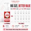 TWILASH Lash Shampoo 500ml / 17 fl oz, Gentle Foaming Eyelash Cleanser for Lash Extensions & Natural Lashes, Rich Foam Lash Wash for Daily Lash Care, Salon & Home Use, Strawberry view 3