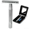 Double Edge Safety Razor for Unisex, 3 Platinum Coated Double Edge Blade Refills Safety Razo, Women Men's Razor with a Delicate Box, view 4
