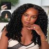 Abijale V Part Wig Human Hair Burmese Curly Upgrade Glueless Wig 24 Inch view 1