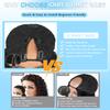 Abijale V Part Wig Human Hair Burmese Curly Upgrade Glueless Wig 24 Inch view 4