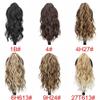14" Ponytail Extension Multi Layered Fluffy Wavy Curly Claw Clip Natural Soft Synthetic Hairpiece Daily Use(1B) view 3