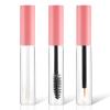 3 PCS Mascara Tube, 10ml Empty Mascara Tubes with Wand Plastic Eyeliner Tube Lip Gloss Tubes and Eyelash Cream Container Bottle with 3 Clear Leak Stoppers for Travel DIY Cosmetics, Pink view 1