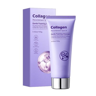 winying Gentle Smoothing Facial Foam Cleanser for Women Oil-Control & Hydrating Refreshing Daily Moisturizing Wash Purple One Size