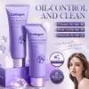 winying Gentle Smoothing Facial Foam Cleanser for Women Oil-Control & Hydrating Refreshing Daily Moisturizing Wash Purple One Size view 2