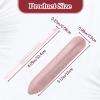 2pcs Glass Cuticle Pusher Tool with Leather Case Crystal Nail Pusher view 2