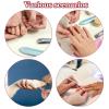 2pcs Glass Cuticle Pusher Tool with Leather Case Crystal Nail Pusher view 4