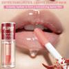 Moily 1Pc Lip Oil with Glass Shine Chili Extract, Slight Warm Sensation, Large Applicator for Instant Fuller Plump Red One Size view 2