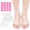 IIUIKOO 400PCS Disposable Plastic Foot Covers for Feet - Leak-Proof Paraffin Wax Bags with Stickers for Snug Closure, Moisturizing Booties for Dry Cracked Heels and Spa Pedicure view 1