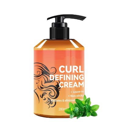 Curl Defining Cream,Anti-Frizz Curling Cream for Wavy, Curly, Coily Hair, Natural Curling Enhancer & Definer Long-Lasting Hold And Frizz Control for Bounce & Volume Hair, Add Shine (1pcs)