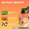 Curl Defining Cream,Anti-Frizz Curling Cream for Wavy, Curly, Coily Hair, Natural Curling Enhancer & Definer Long-Lasting Hold And Frizz Control for Bounce & Volume Hair, Add Shine (1pcs) view 2