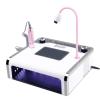 Low Noise 4 in 1 Electric Nail Drill, Multifunctional Manicure Tool with Polisher, Dust Vacuum Cleaner, Gel File and Nail Dryer view 1