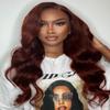 Julia Hair Reddish Brown Drawstring Glueless Body Wave Human Hair Wig 22 view 1