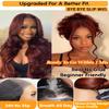 Julia Hair Reddish Brown Drawstring Glueless Body Wave Human Hair Wig 22 view 2