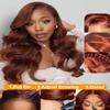 Julia Hair Reddish Brown Drawstring Glueless Body Wave Human Hair Wig 22 view 3