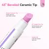 SAVILAND 2-In-1 Cuticle Remover Pen Ceramic 45 Textured Tip Rose Oil 2PCS view 4