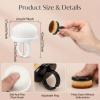 4 Pcs Dust Remover Brush for Nails, Bristle Nail Cleaning Brushes view 2