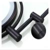 LOPASJNCS Makeup Mirror Cosmetic Vanity Mirror Black LED 8 Inch Makeup Double 3 Times Magnification with Light Bathroom Telescopic view 4