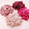 10cm Artificial Rose Fabric Flower, Multifunctional Floral Accessory, Women Corsage, Hair Clip, Lapel Pin, Decor for Clothing, Bags & DIY Crafts Pink view 2