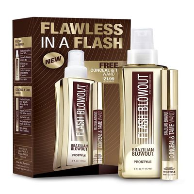 BRAZILIAN BLOWOUT Flash Blowout & Conceal & Tame Wand, Fast Dry, De-Frizz