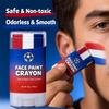 Red White and Blue Eye Black, Baseball Face Paint, Red White and Blue, Softball Face Paint, 4th of July, World Cup Soccer, Patriotic USA Flag Body Stick for Patriotic Decorations, Independence Day view 3