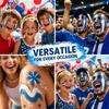 Blue White and Blue Eye Black, Blue White and Blue Body Painting, Argentina Sports Baseball Face Paint, Softball Face Paint, Argentina World Cup, Eye Black Stick for World Cup 2026 Fan Soccer view 4