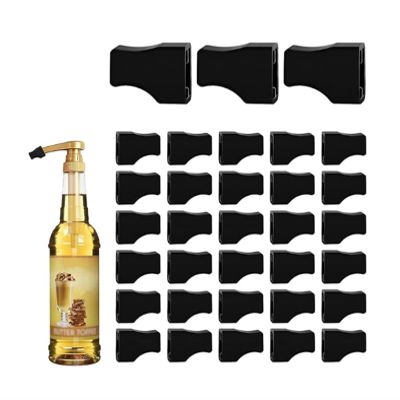 100Pcs Coffee Syrup Pump Tip Cap Cover Pourer Covers Rubber Fits for Pour Dispenser Oil Liquor Bottle