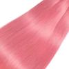Pink Bundles Human Hair Straight 30 30 30 Inch Light Pink Bundle Human Hair Extension 3 Bundles 50 Gram Per Bundle 150g Total Double Weft Unprocessed Virgin Hair view 4