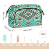 HXshaoye Travel Bag Portable Southwest Turquoise Native Aztec Pattern Women Coin Purse for Personal Items Organizer view 2