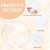 NICENEEDED 6 Pack 2 Layer Metal Silver Queen Goddess, Angel Halo Crown Headband Thin Hairbands Tiara Hair Hoops, DIY Craft Plain Base Wedding Headpieces Prom Halloween Party Hair Accessories view 3