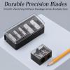 5 Hole Makeup Pencil Sharpener and 2 Hole Cosmetic Pencil Sharpener Portable Makeup Eyeliner Pencils Sharpeners Universal Cosmetic Manual Tools for Eyeliner Lip Liner Eyebrow Thick Thin Pencils view 3