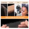 13x6 SKINLIKE 100% Real HD Lace Frontal 0.095mm Ultra-thin Invisible Swiss HD Frontal 13X6 Brazilian Virgin Human Hair Straight 18inch Pre Plucked with Baby Hair Small Single Knots view 3