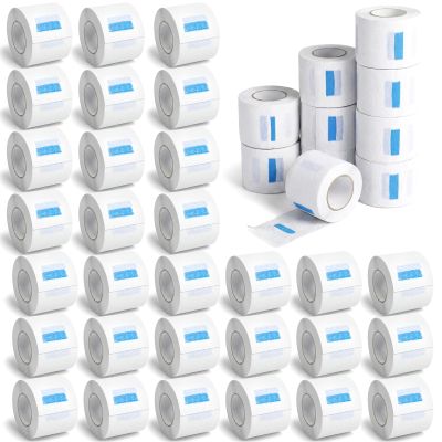 4000 Strips Disposable Barber Paper, 40 Rolls Haircutting Neck Strips for Salon, Stretchy Tissue Band 2.56 x 11.8 Inches, Professional Barber Supplies for Hair Styling and Coloring