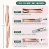 HOVATAIA Professional Facial Razor, 11 Blades- Rose Gold view 3