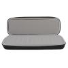 Fesjoy Barber Stylist Hair Clipper Guard Blades Storage Case Durable Protective Zippered Carry Bag Gray EVA Material Large Capacity view 2