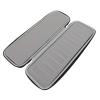 Fesjoy Barber Stylist Hair Clipper Guard Blades Storage Case Durable Protective Zippered Carry Bag Gray EVA Material Large Capacity view 3