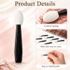 50 Pcs Eye Shadow Sponge Applicators, Mini Makeup Applicator Sponge Tips Disposable Eyeshadow Applicator Portable Eyeshadow Applicators for Women view 3