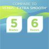 Equate The Stylish 5 Blade Disposable Razors for Women, with Shea Butter and Vitamin E, 6 Count, Value Pack 2 Pack view 4