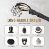 ISLETREY Back Shaver for Men, Electric Back Razor with Long Extension Handle, 7D No-Scratch, 7-in-1 Multi-Functional Back Trimmer view 3